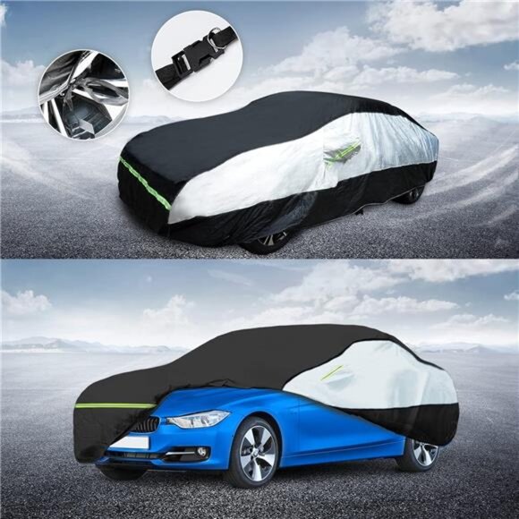 Universal Sedan Car Cover Fit for Mercedes-Benz C-Class, BMW 3 Series - Picture 4 of 7